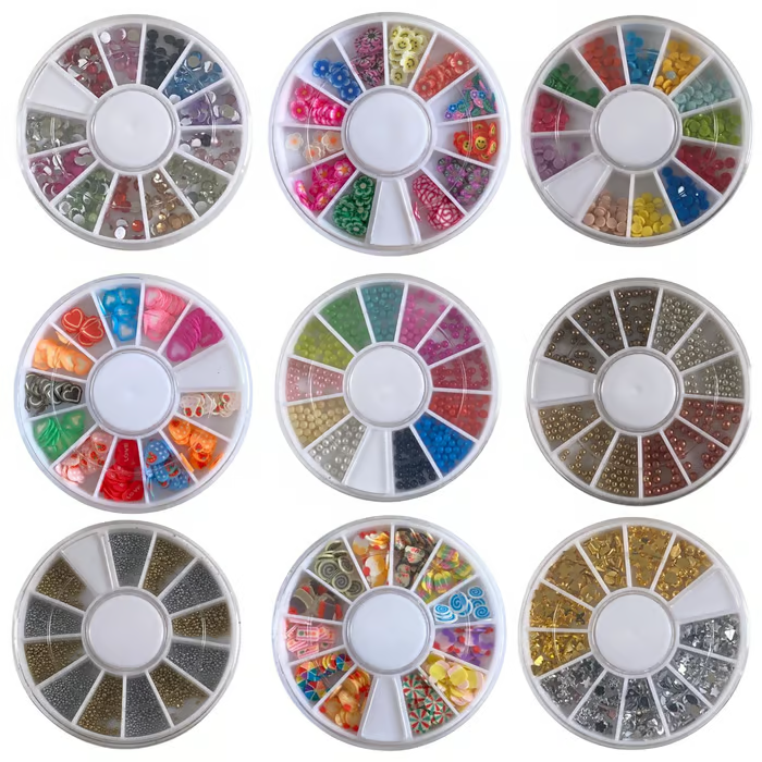 Kit Decoração Unhas - Nail Art - Diversos Modelos