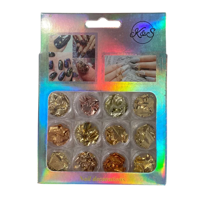 Kit com 12 Folhas de Ouro - Diversos Modelos