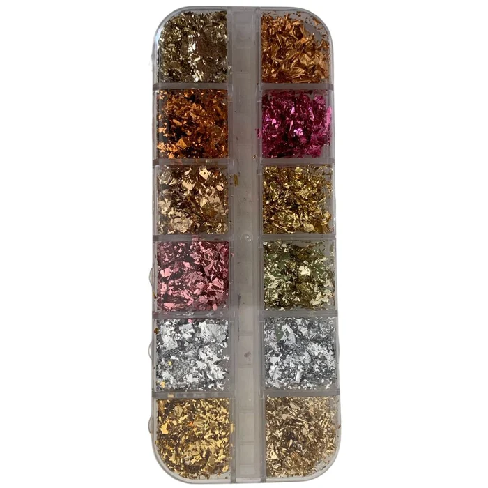 Kit 12 Folhas de Ouro Nova