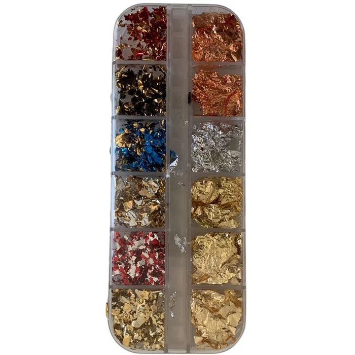 Kit 12 Folhas de Ouro Nova