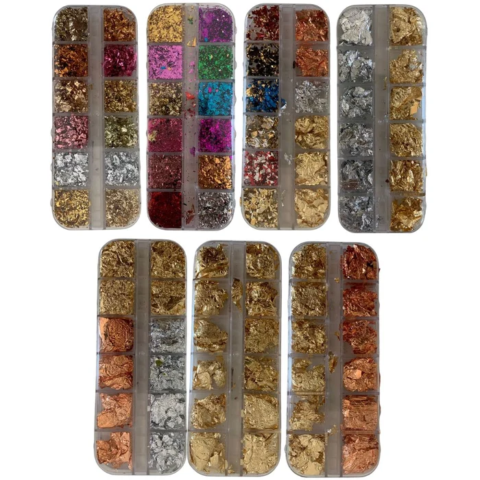 Kit 12 Folhas de Ouro Nova